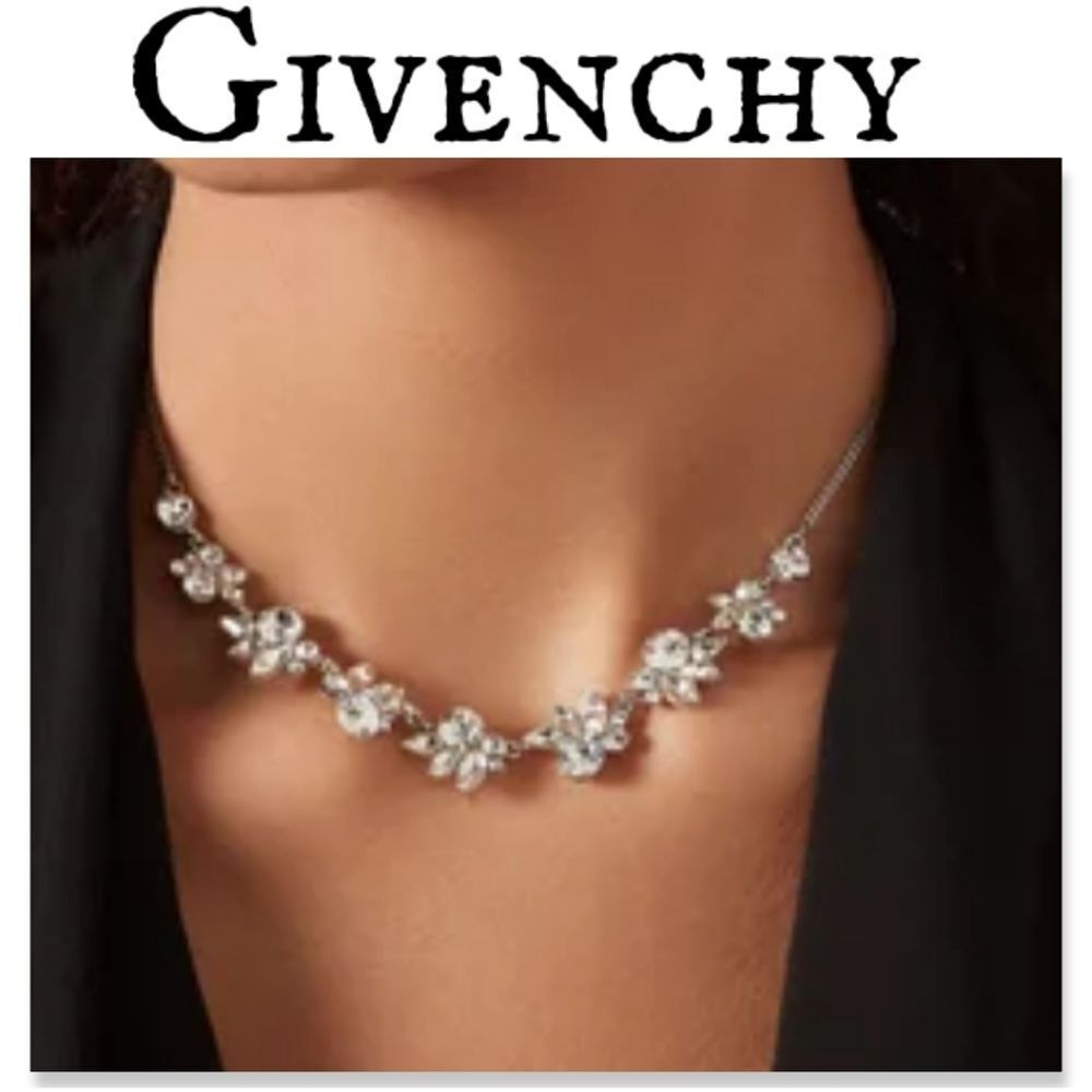 Authentic Givenchy Edwardian Crystal Necklace In Unbranded Box